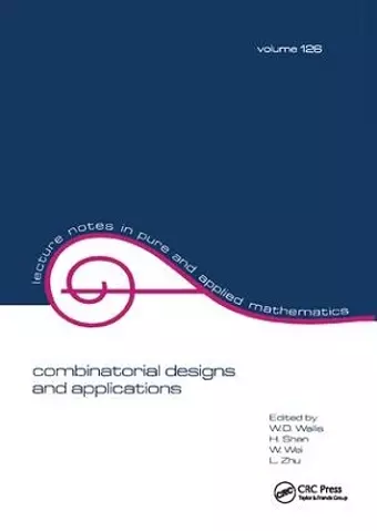 Combinatorial Designs and Applications cover