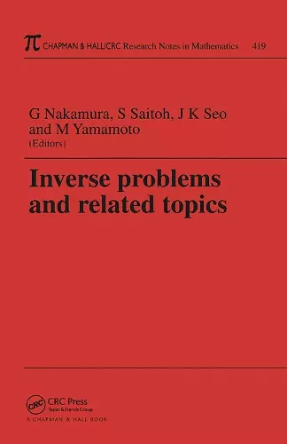 Inverse Problems and Related Topics cover