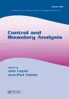 Control and Boundary Analysis cover