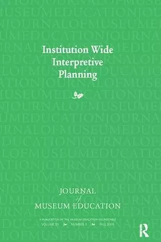 Institution Wide Interpretive Planning cover