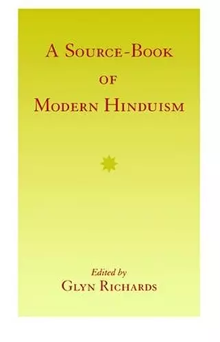 A Source-Book of Modern Hinduism cover