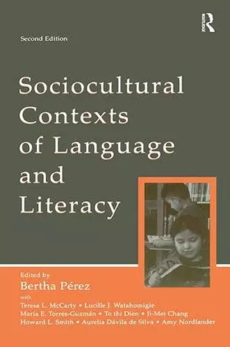 Sociocultural Contexts of Language and Literacy cover