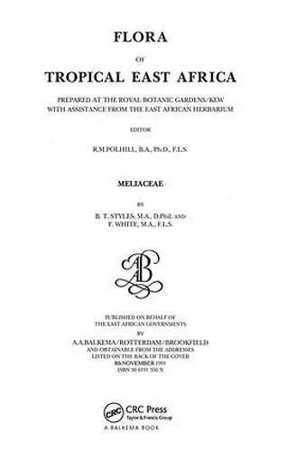 Flora of Tropical East Africa - Meliaceae (1991) cover