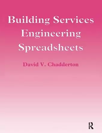 Building Services Engineering Spreadsheets cover