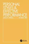 Personal Styles & Effective Performance cover