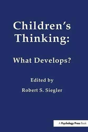 Children's Thinking cover