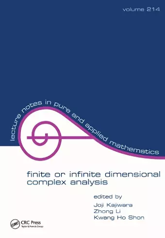 Finite or Infinite Dimensional Complex Analysis cover