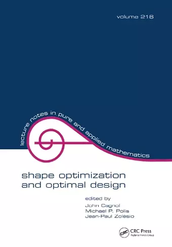 Shape Optimization And Optimal Design cover