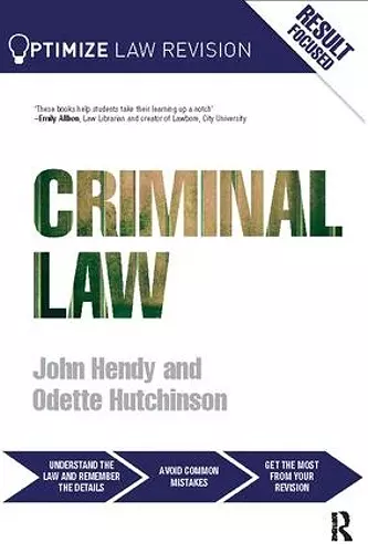 Optimize Criminal Law cover