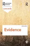 Evidence Lawcards 2012-2013 cover