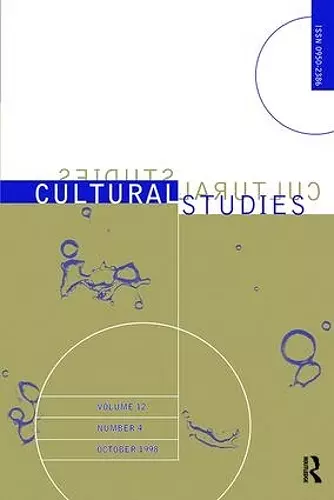 Cultural Studies - Vol. 12.4 cover