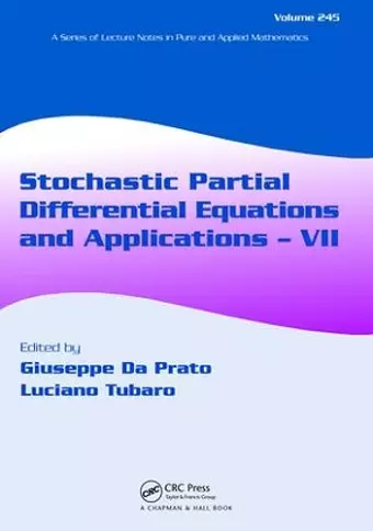 Stochastic Partial Differential Equations and Applications - VII cover