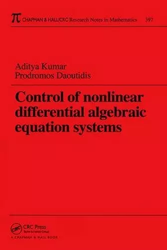 Control of Nonlinear Differential Algebraic Equation Systems with Applications to Chemical Processes cover