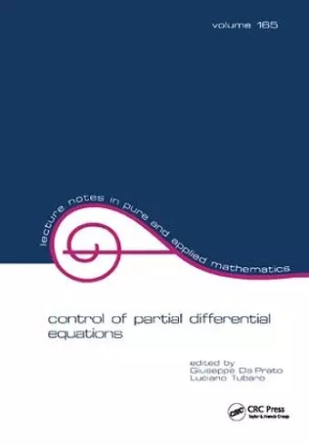 Control of Partial Differential Equations cover