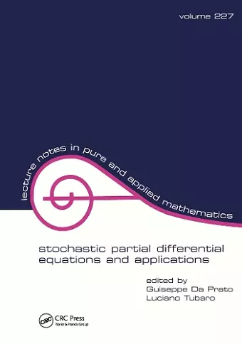 Stochastic Partial Differential Equations and Applications cover