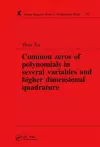 Common Zeros of Polynominals in Several Variables and Higher Dimensional Quadrature cover