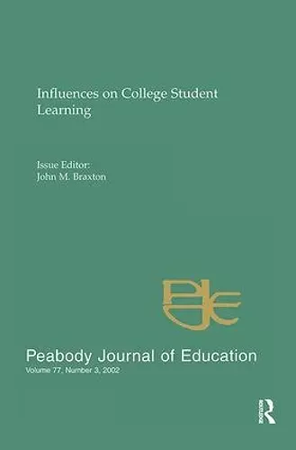 Influences on College Student Learning cover