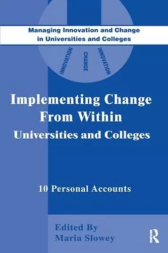 Implementing Change from Within in Universities and Colleges cover