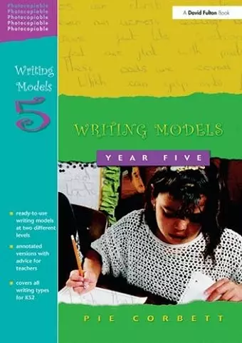 Writing Models Year 5 cover