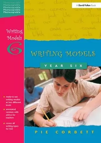 Writing Models Year 6 cover