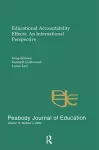 Educational Accountability Effects cover