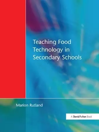 Teaching Food Technology in Secondary School cover