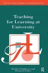 Teaching for Learning at University cover