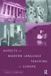 Aspects of Modern Language Teaching in Europe cover