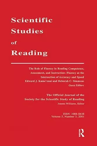 The Role of Fluency in Reading Competence, Assessment, and instruction cover