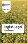 English Legal System Lawcards 2012-2013 cover