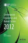 Contemporary Ergonomics and Human Factors 2012 cover