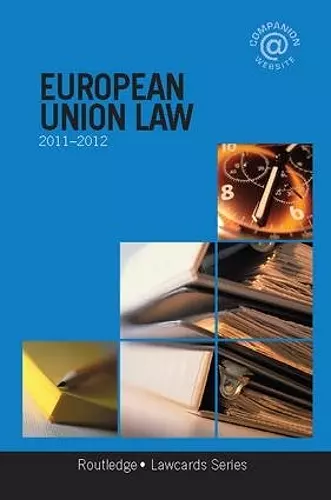 European Union Lawcards 2011-2012 cover