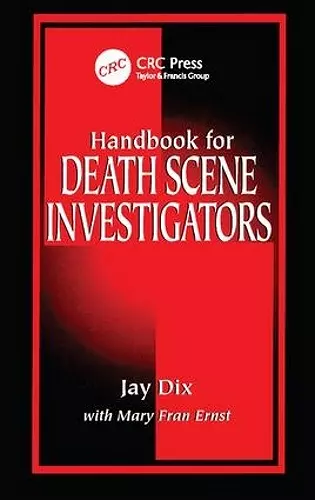 Handbook for Death Scene Investigators cover