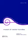 Moduli of Vector Bundles cover