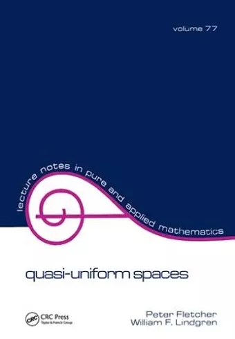 Quasi-Uniform Spaces cover