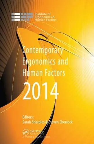 Contemporary Ergonomics and Human Factors 2014 cover