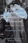 The Life Stories of Undistinguished Americans as Told by Themselves cover