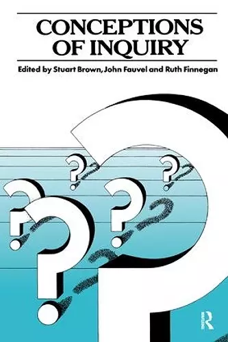 Conceptions of Inquiry cover