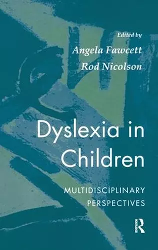 Dyslexia In Children cover