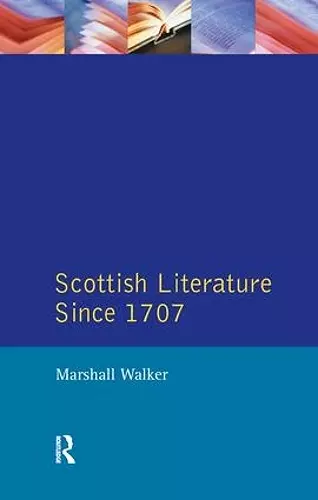 Scottish Literature Since 1707 cover