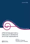 Differential Geometry, Calculus of Variations, and Their Applications cover