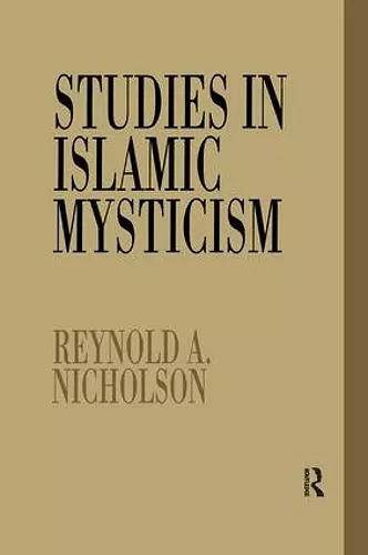 Studies in Islamic Mysticism cover