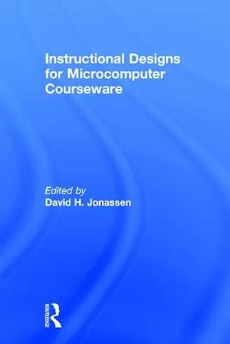 Instruction Design for Microcomputing Software cover