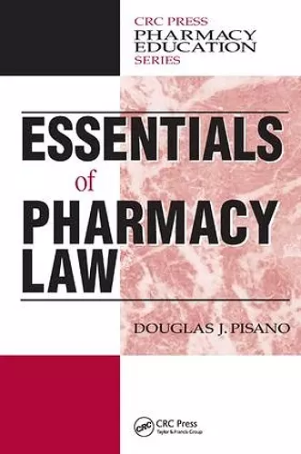 Essentials of Pharmacy Law cover