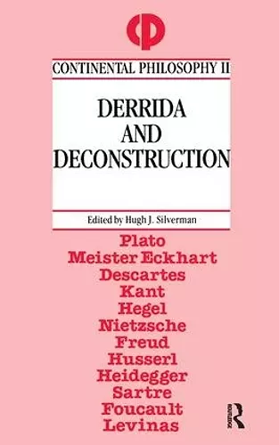 Derrida and Deconstruction cover