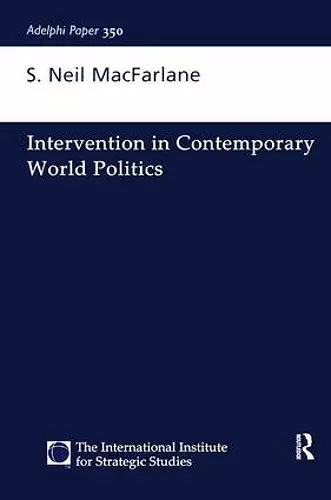 Intervention in Contemporary World Politics cover