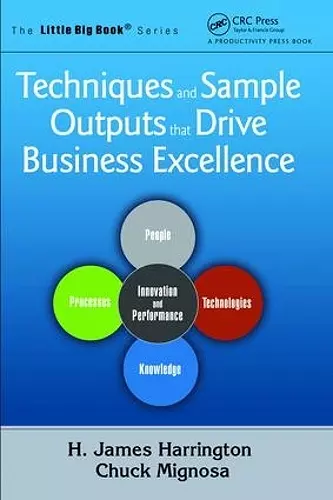 Techniques and Sample Outputs that Drive Business Excellence cover