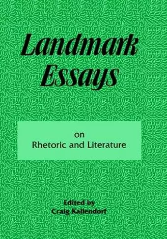 Landmark Essays on Rhetoric and Literature cover