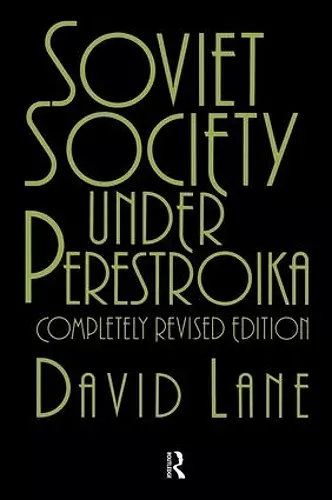 Soviet Society Under Perestroika cover