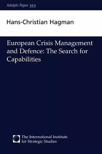 European Crisis Management and Defence cover